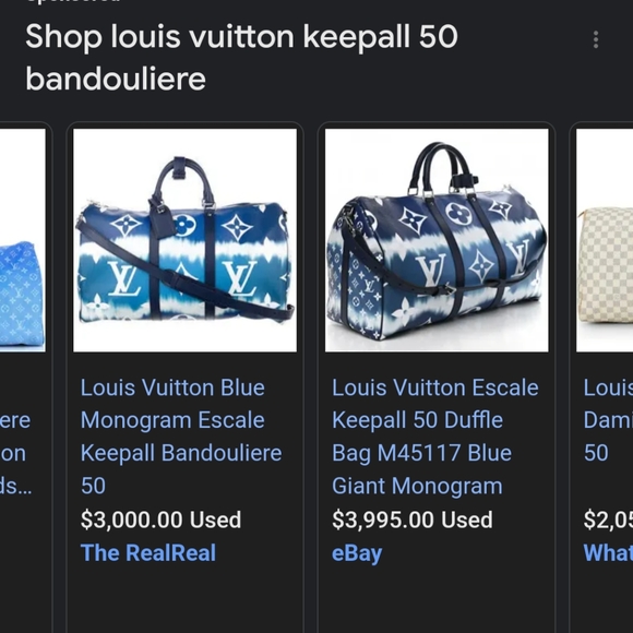 Louis Vuitton Escale Keepall 50 Tie Dye Monogram - Picture 2 of 7